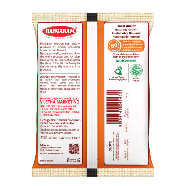 Rangaram Cloves 25g - Image 2