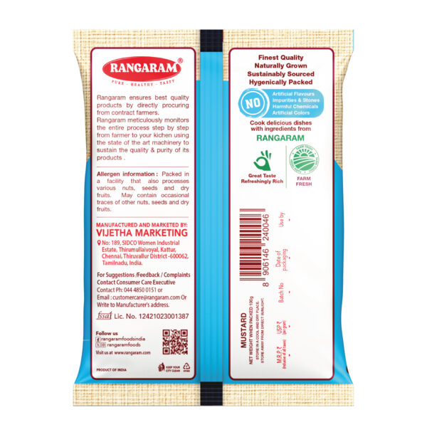 Rangaram Mustard 100g - Image 2