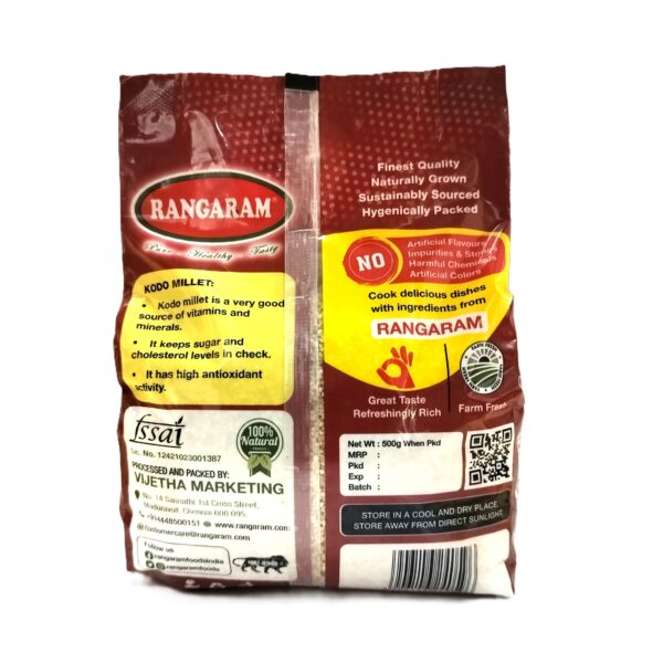 Rangaram kodo Millet 500GMs - Image 2